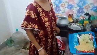 Village Wife Sex In kitchen with Husband