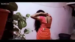 Xxx Indian tamil suhagrat chudai video of red saree aunty